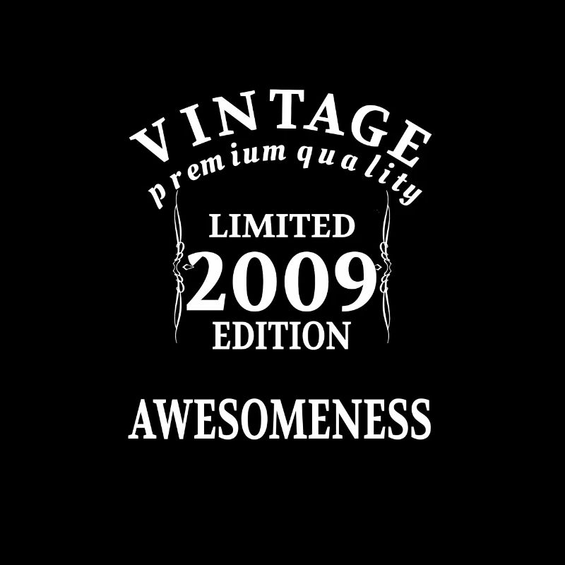 Anniversaire Millésime Né 2009 Limité