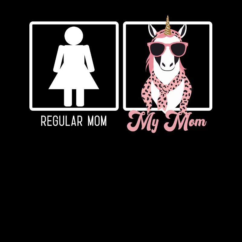 Lustiger Mutter Vergleich Einhorn Mama Stil