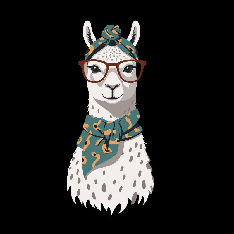 Lustiges Lama Alpaca Mutter Design