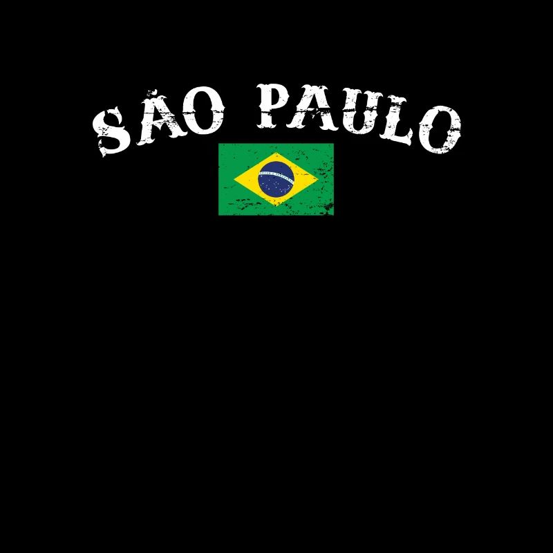 São Paulo Brésil Vintage Brésil Drapeau du Brésil