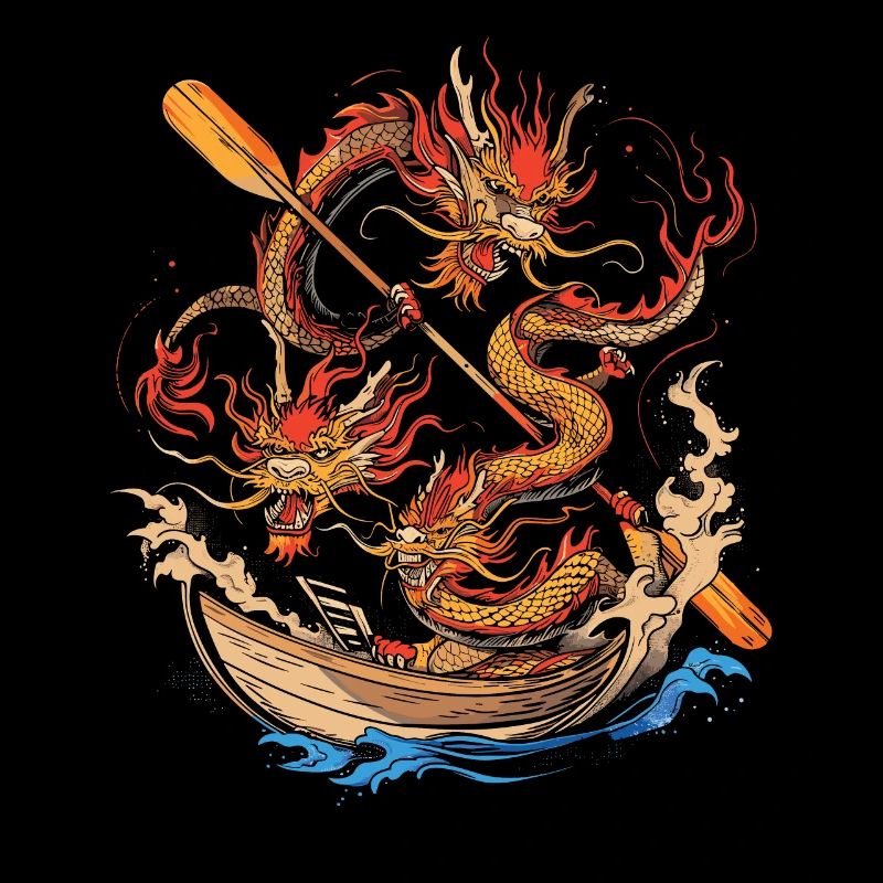 Funny Dragon Boat Paddle