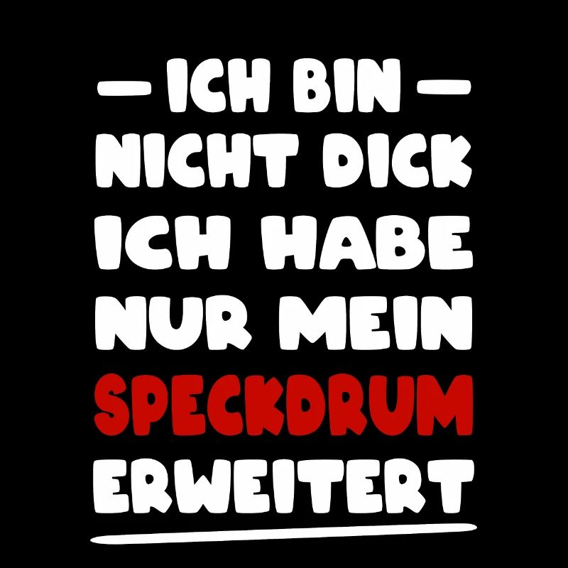 Ich Habe Nur Mein Speckdrum Erweitert Dicker Bauch