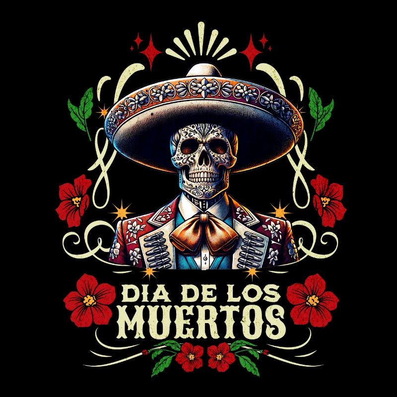 Dia De Los Muertos Farbenfrohes
