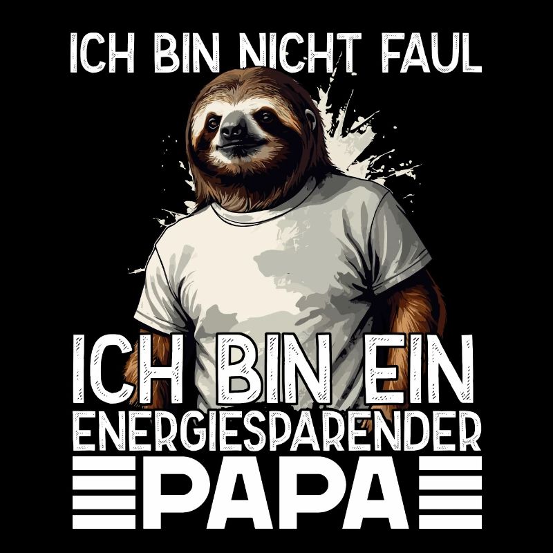 Funny Sloth Dad Humorous Saying