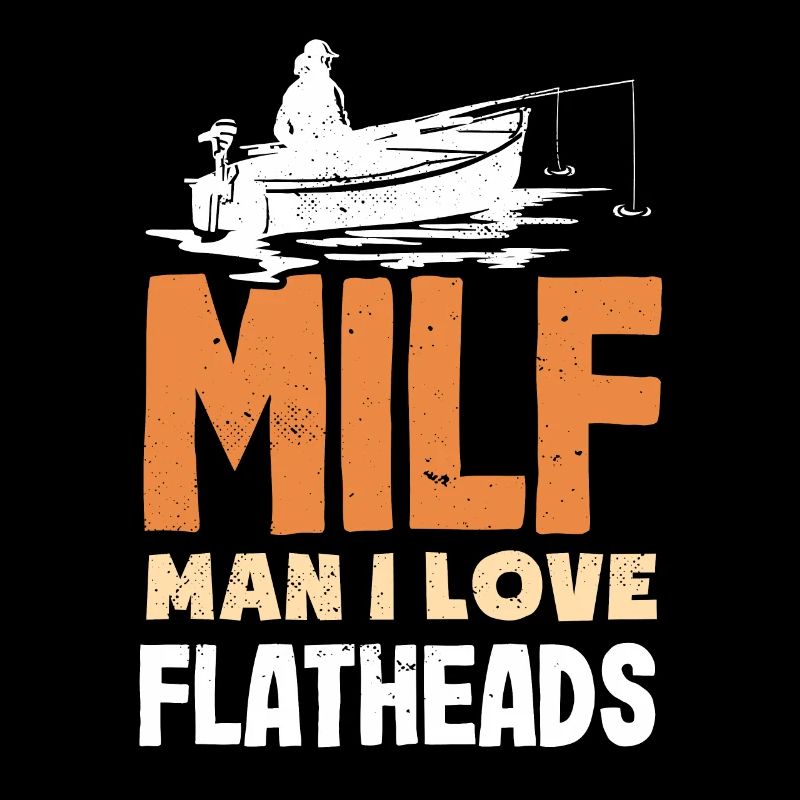 Funny catfish lover flathead fish