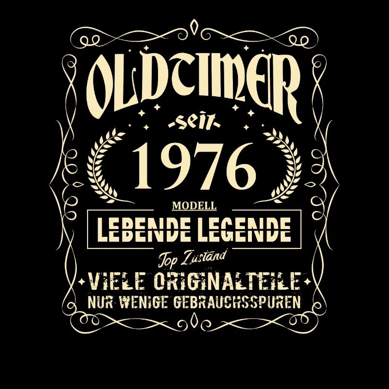 Oldtimer 1976 Geburtstag Lebende Legende Vintage