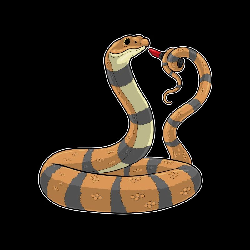 Rouge à lèvres serpent