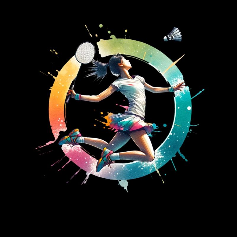 Design de badminton cool