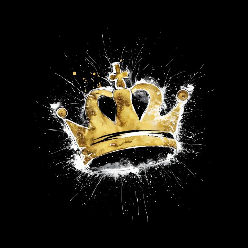 Crown with white color