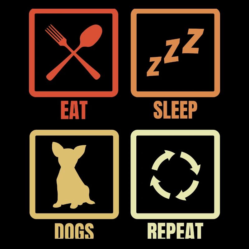 Routine quotidienne pour les propriétaires de chiens