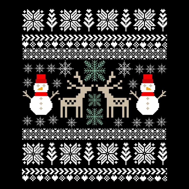 Rétro Noël Pixel