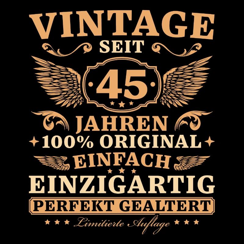 45 Jahre Einfach Einzigartig 45. Geburtstag