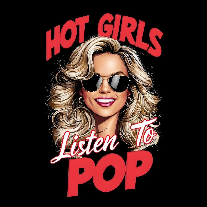 Les filles chaudes écoutent de la pop