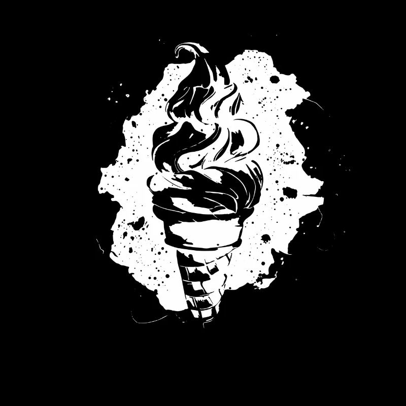 Graphique de crème glacée