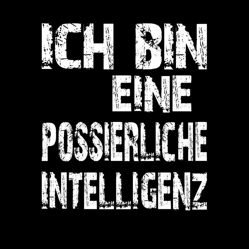 KI Spruch Ich bin eine possierliche Intelligenz