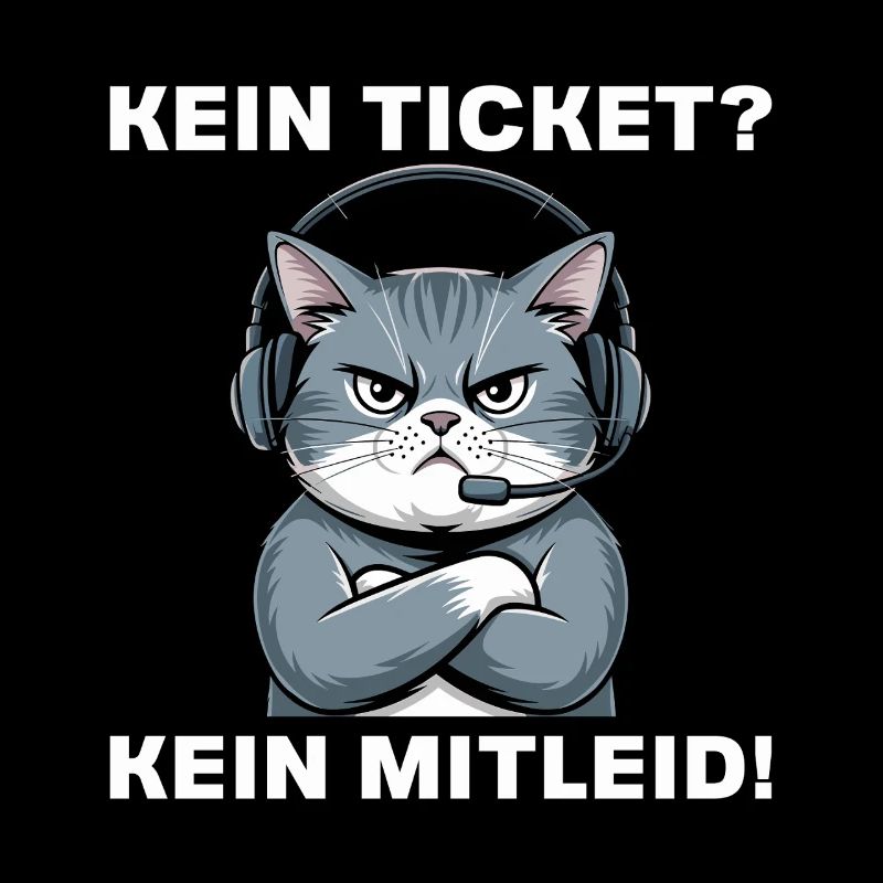 Informatiker System Administrator Büro Katze