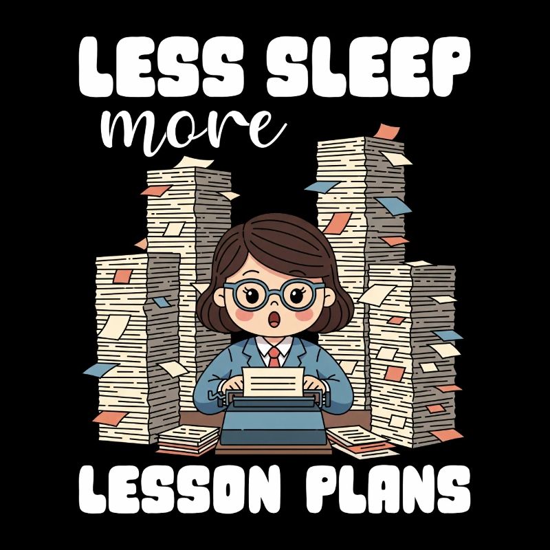 MOINS DE SOMMEIL, PLUS DE PLANS DE COURS - CADEAU POUR L’ENSEIGNANT