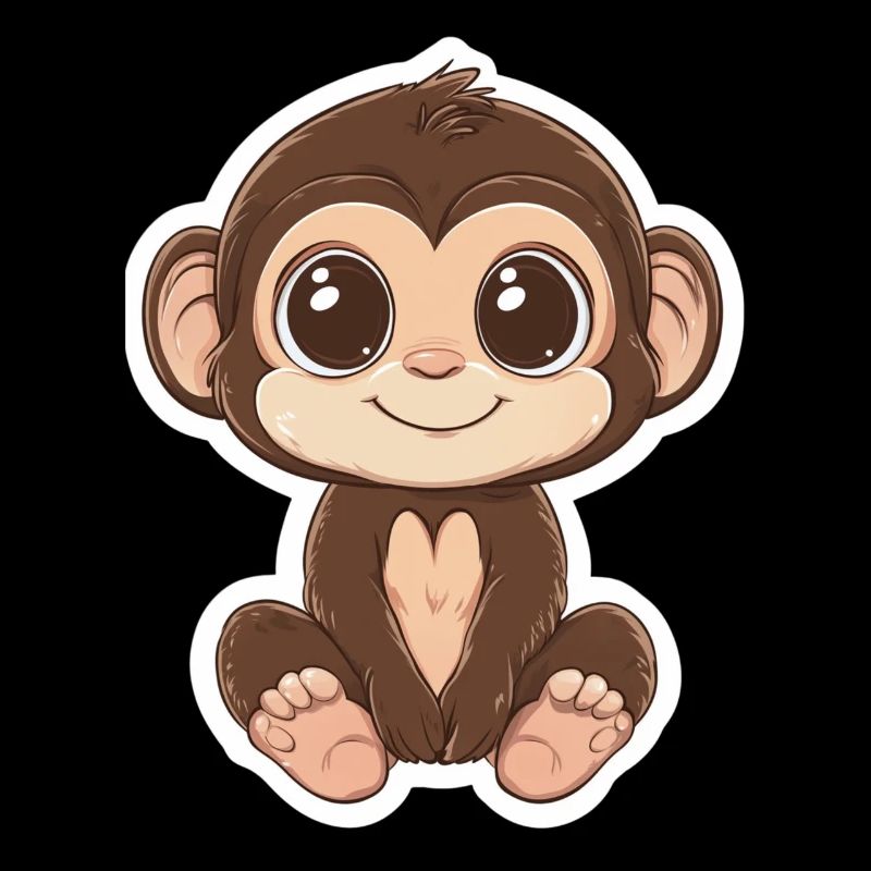 Singe Mignon Singe Cadeau pour les fans de Singe