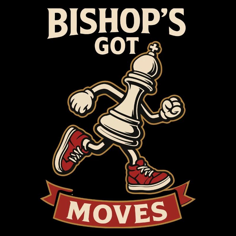 Bishop Got Moves Chess Player Board Game