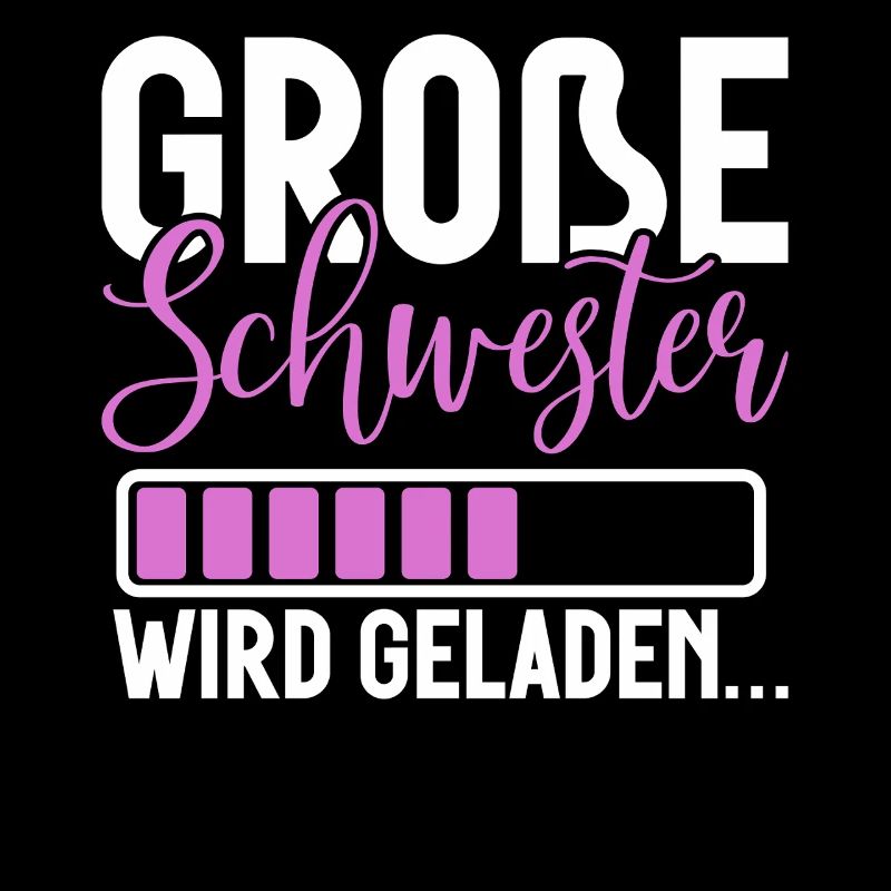 Große Schwester Verkündung Ankündigung Regenbogen