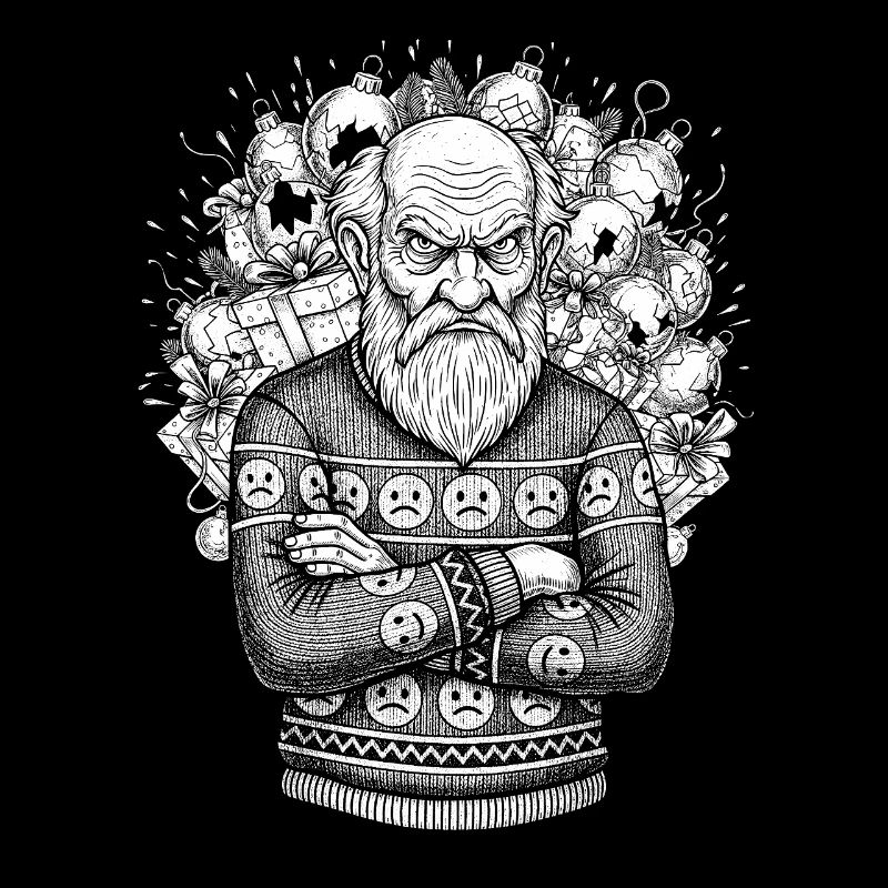 Pull de Noël moche