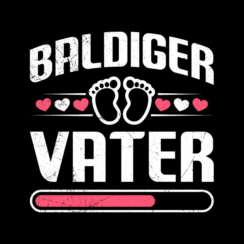 Werdender Vater BALDIGER PAPA Vaterschaft Lustig