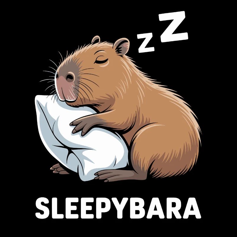 Sleepybara Capybara Dormir