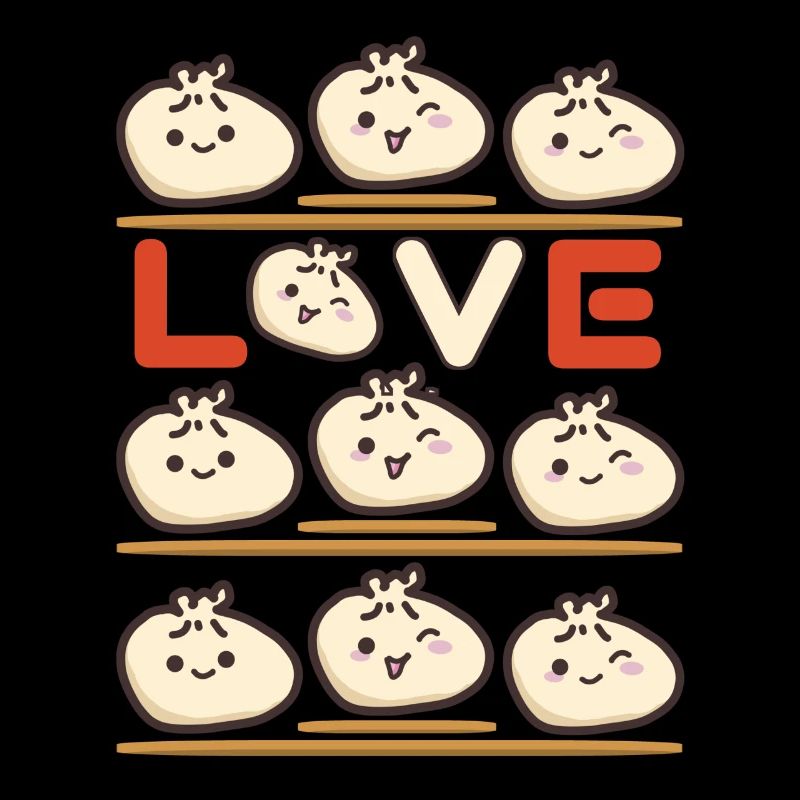 Dumpling Love Pattern