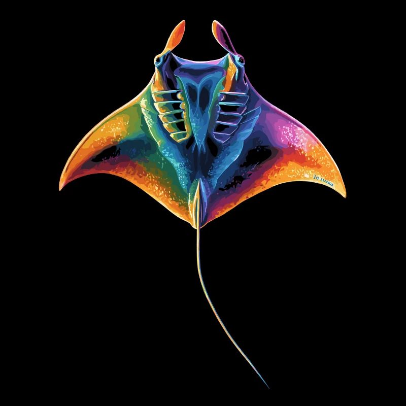 Manta Ray, Devil Ray, Stingray, Diver