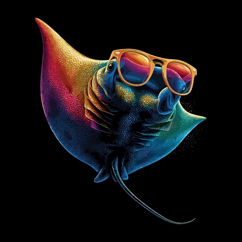 Manta Ray, Devil Ray, Stingray, Diver