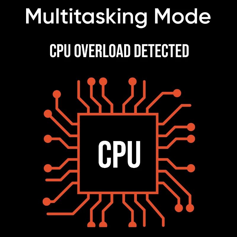 Multitasking Mode – CPU Overload Detected