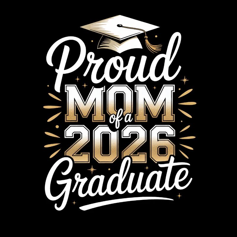 Stolze Mutter des Absolventen 2026