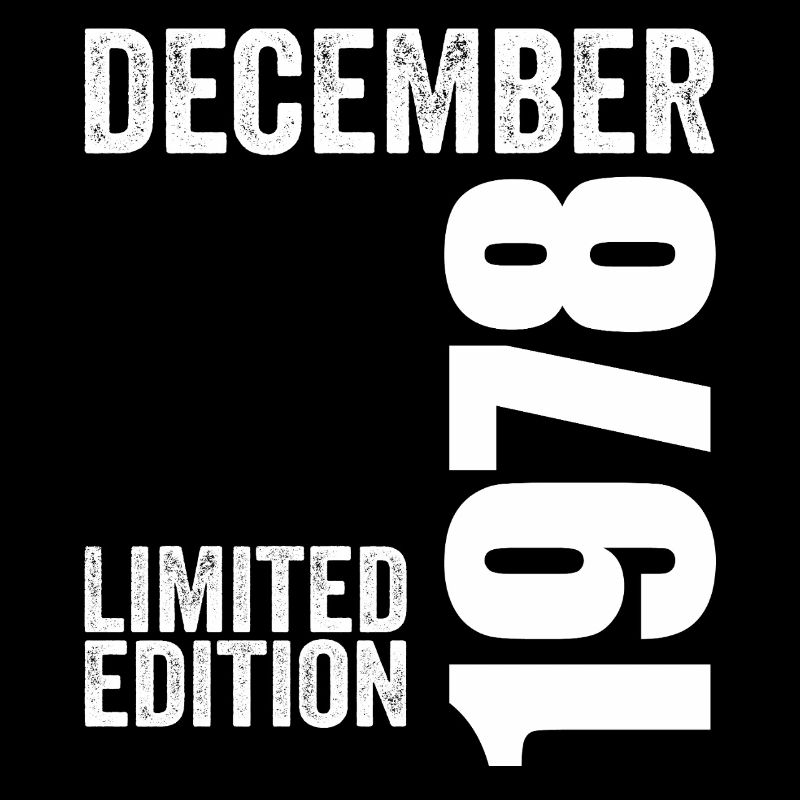 Retro Geburtstagsgeschenk - Dezember 1978
