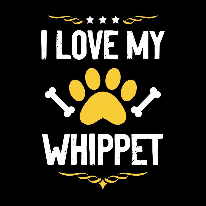 Whippet Liebe Pfotenkunst