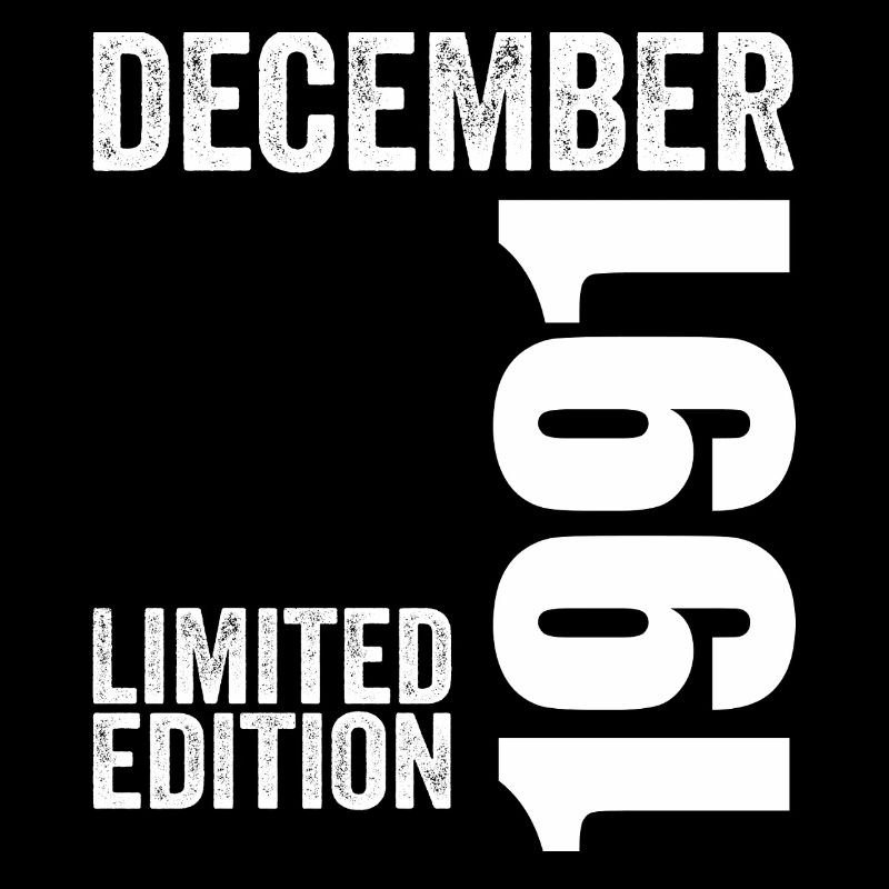 Retro Geburtstagsgeschenk - Dezember 1991