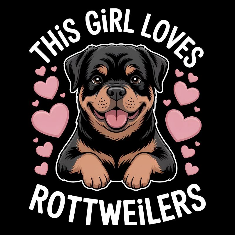 Rottweiler Spruch Mädchen Fun Rottweiler Geschenk