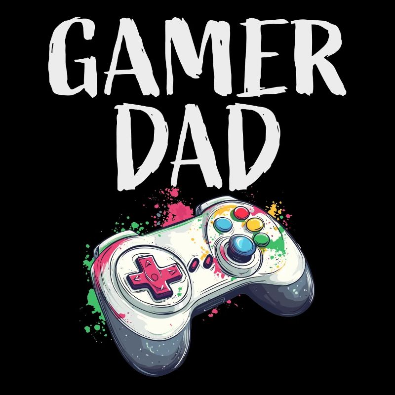 Gamer Dad Controller Splash