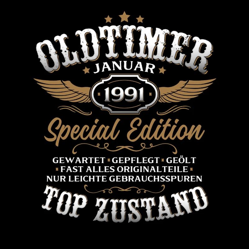 35. Geburtstag Geschenk Oldtimer Januar 1991