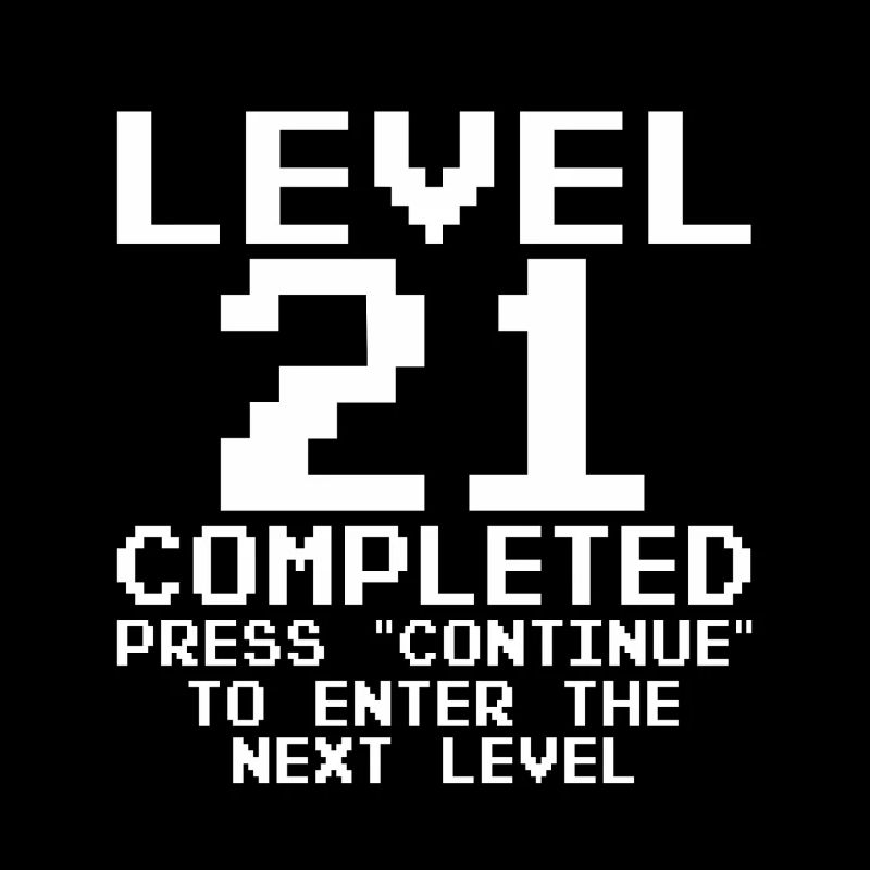 Level 21 Completed Pixel Quest