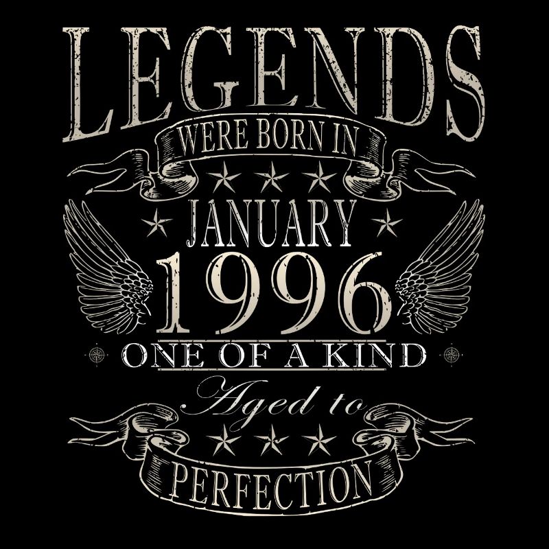 Januar 1996 Vintage-Retro-Geburtstagsgeschenk