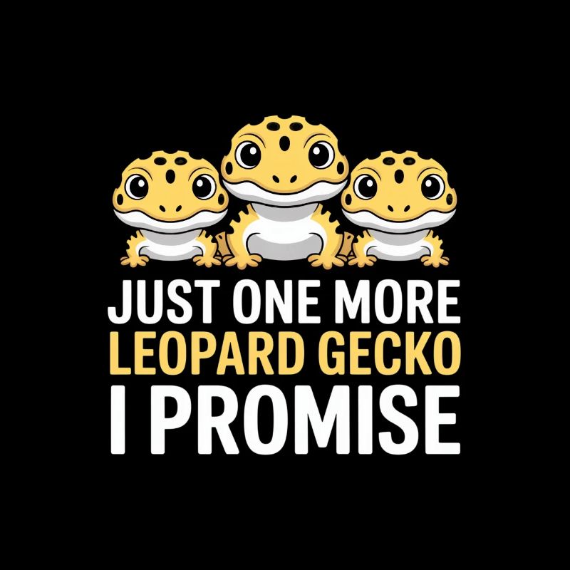 Prometteur du trio de gecko léopard