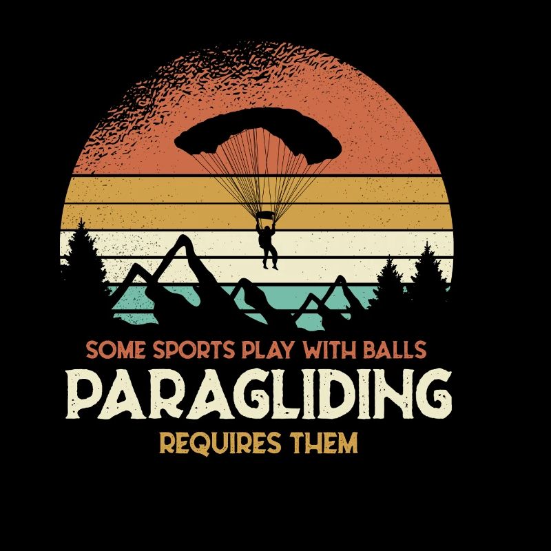 Sunset Paragliding Motif