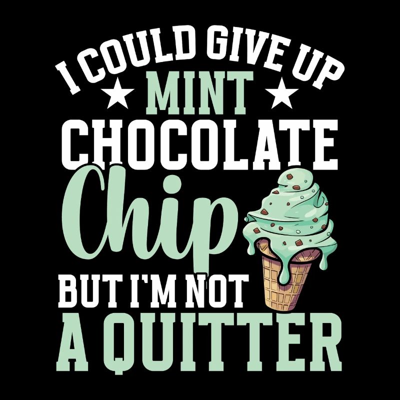 Mint Chocolate Chip Scoop Cream Flavor Mint