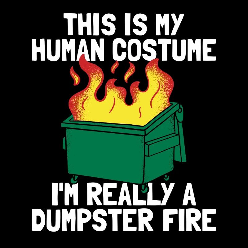 C’est drôle que ce soit mon costume humain pour le ton déchet