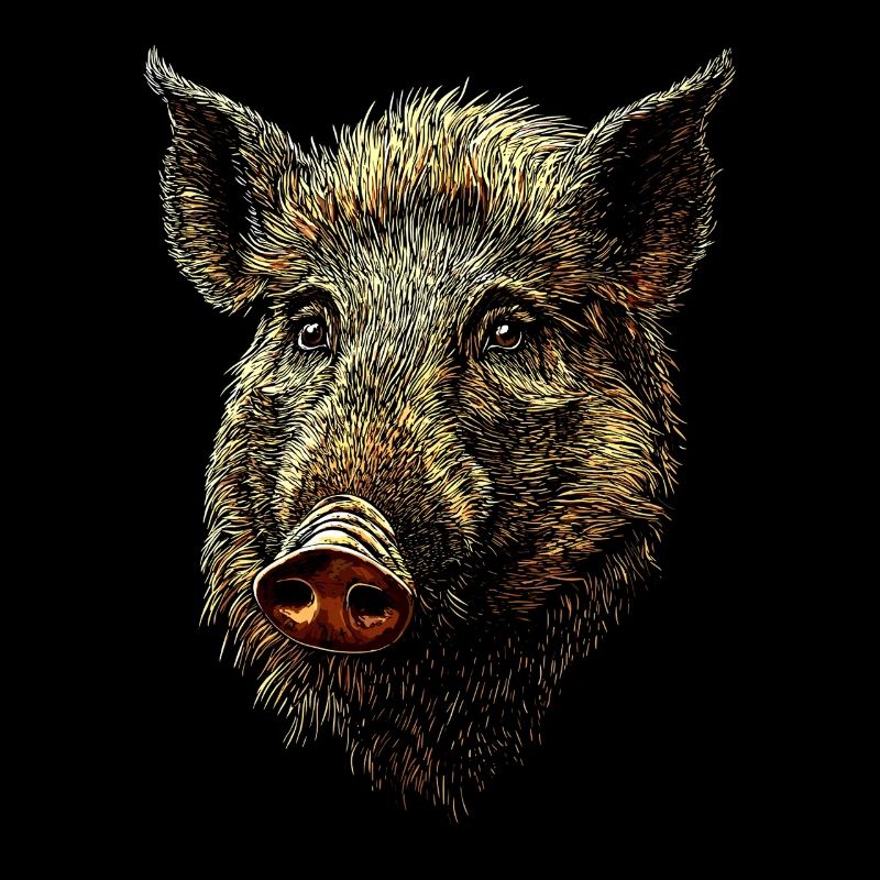 Wild boar Wild boar Wild boar Pig Hunter