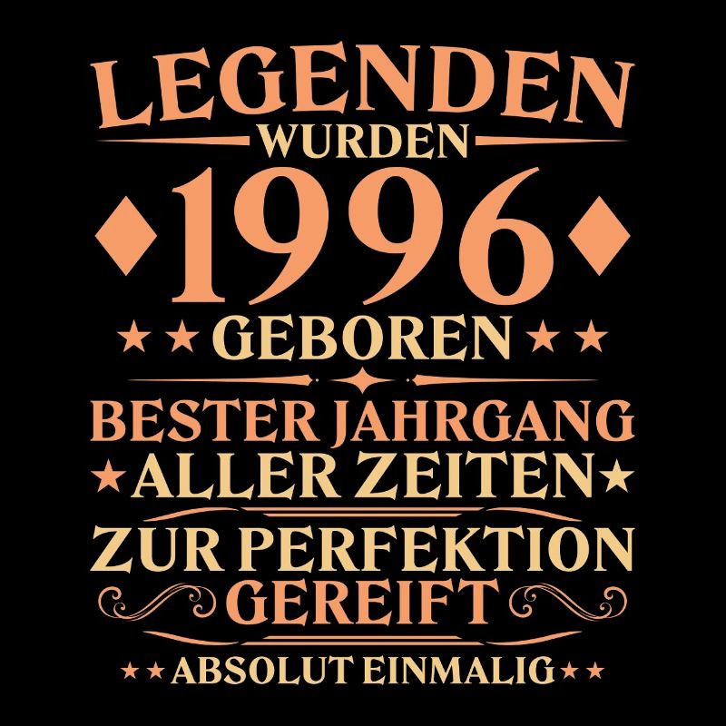 30th Birthday Unique 1996 Born