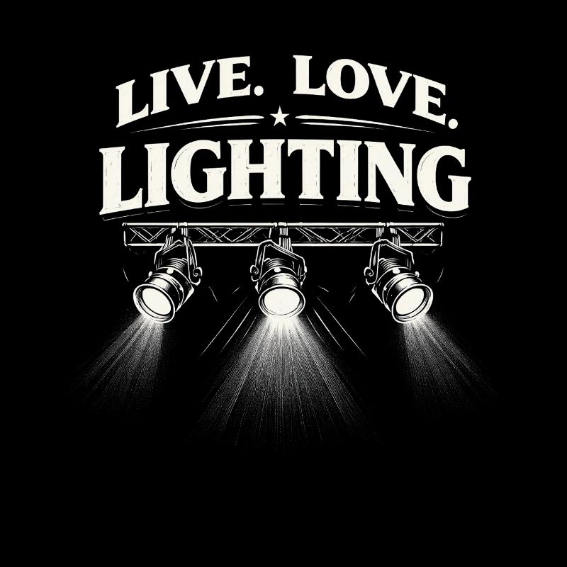 Lichttechniker Beleuchtungstechniker Lighting Guy