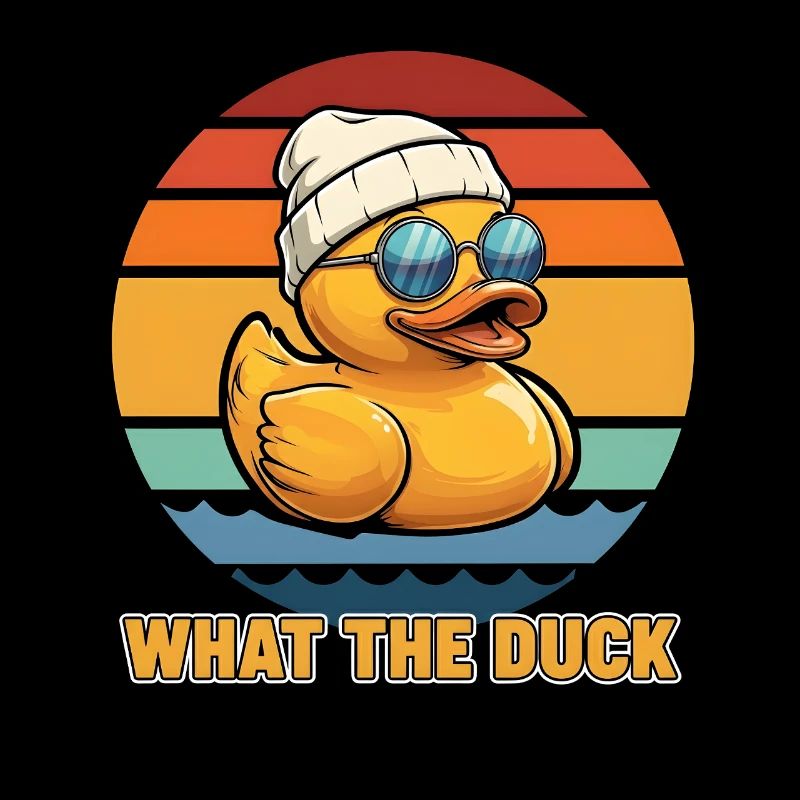 C’est quoi ce canard ? Humor Rubber Duck Jaune