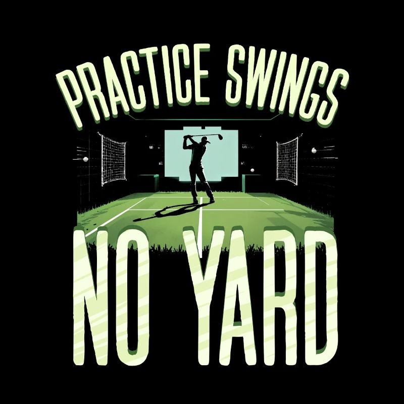 Simulateur de golf, swings d’entraînement sans yard