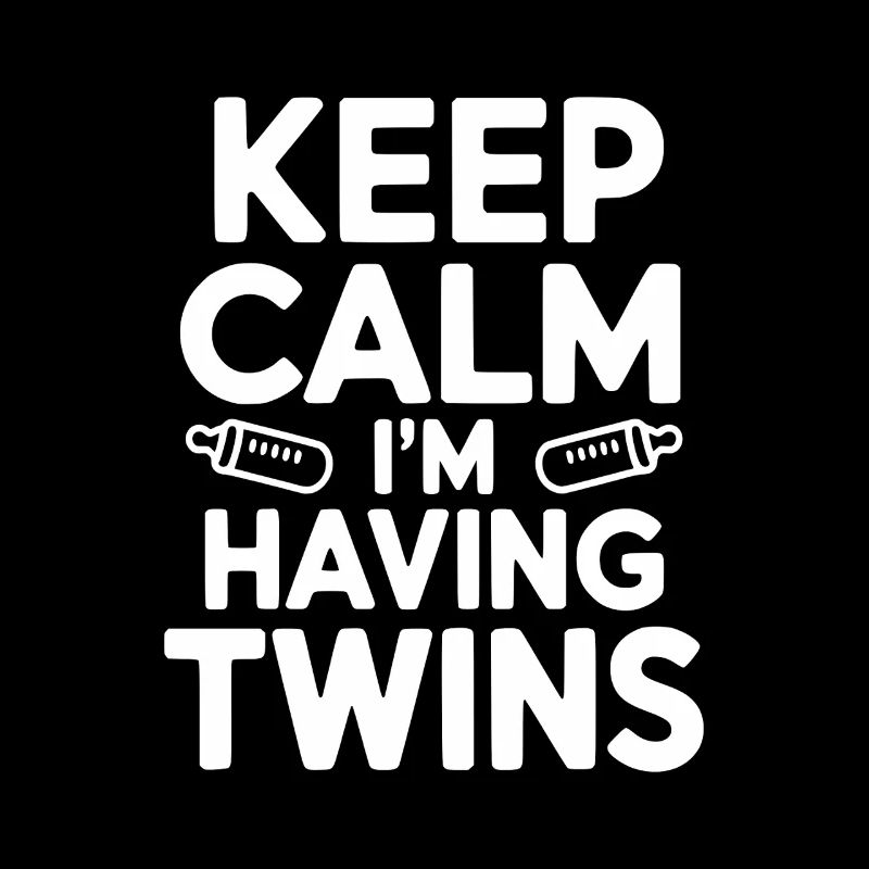 Keep Calm I'm Having Twins